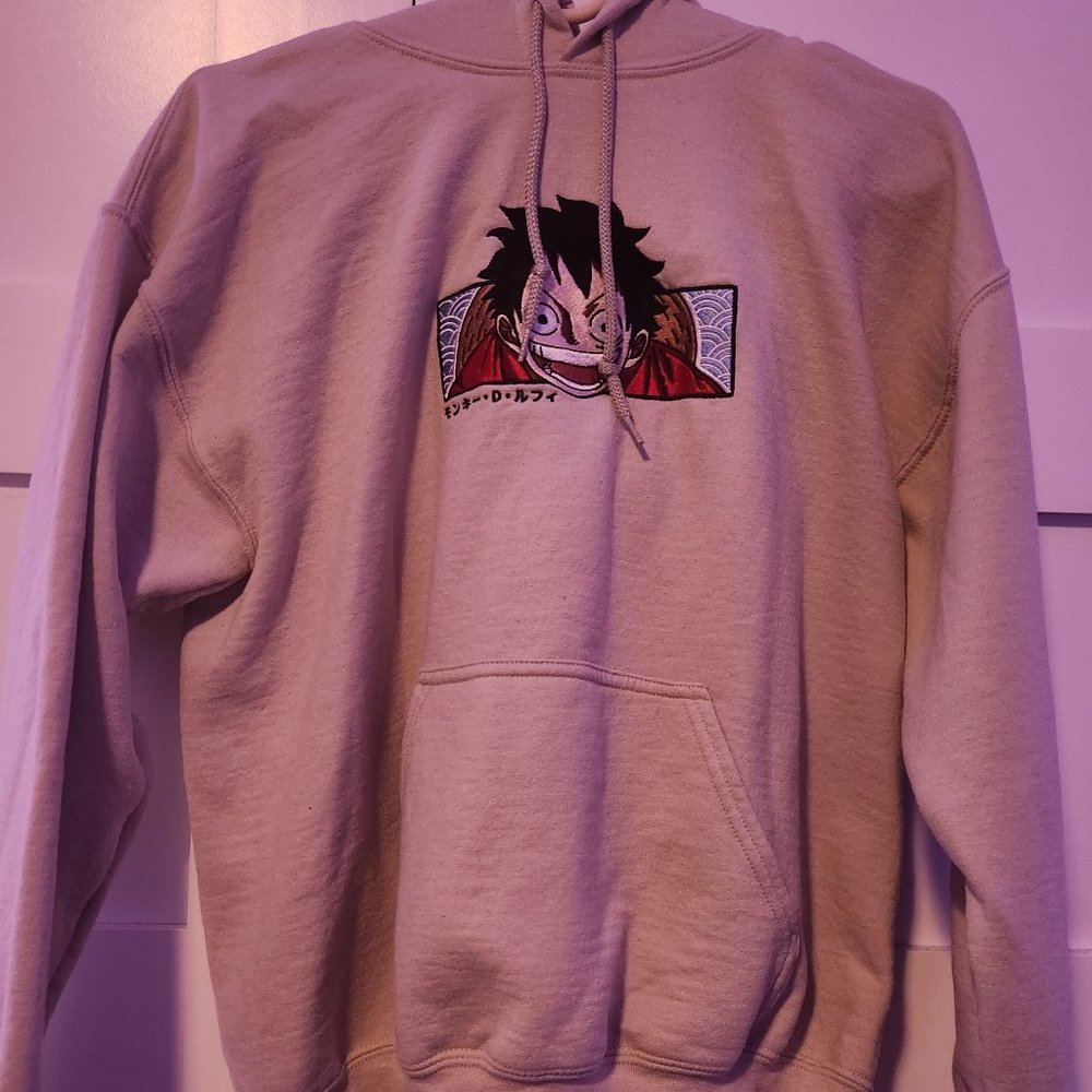 Lowkey Lewd One Piece Luffy Anime Hoodie